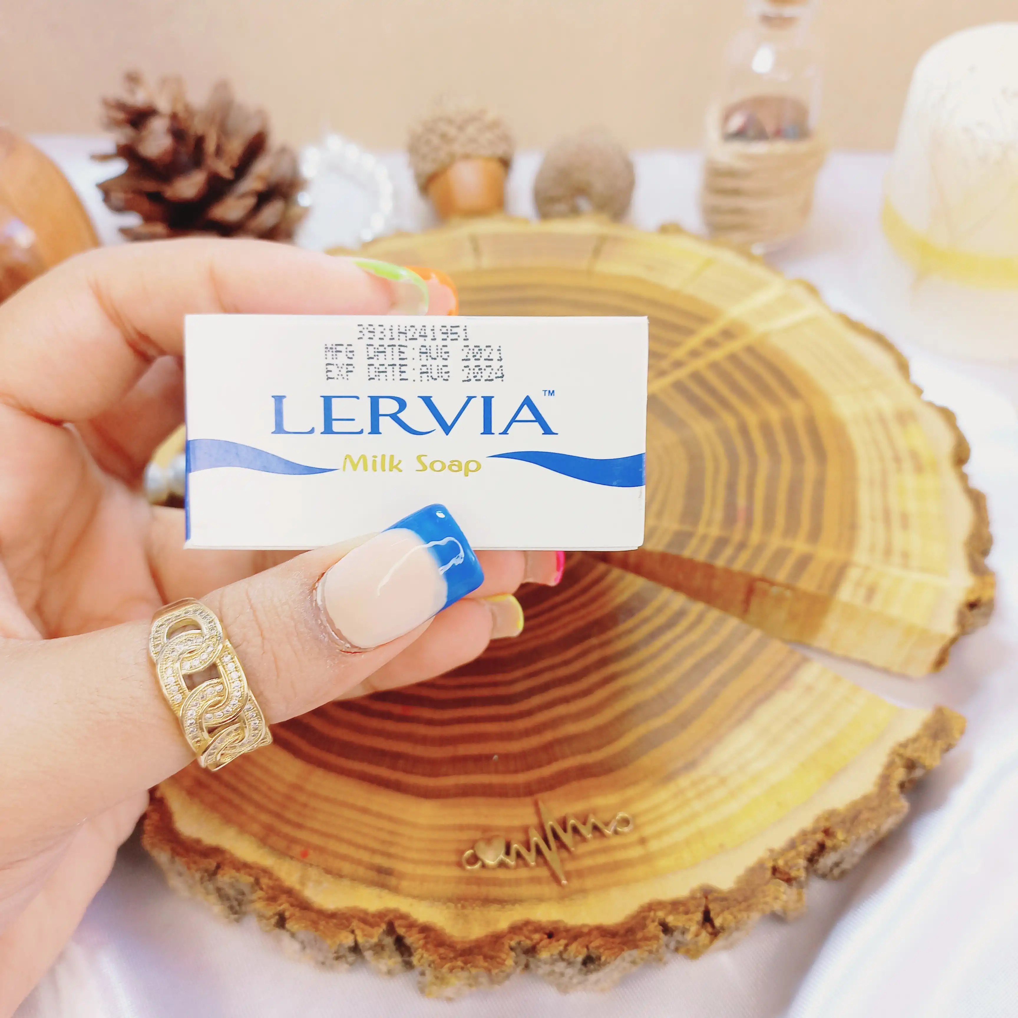 صابون شیر لرویا 90 گرم ا milk soap lervia | پخش عمده