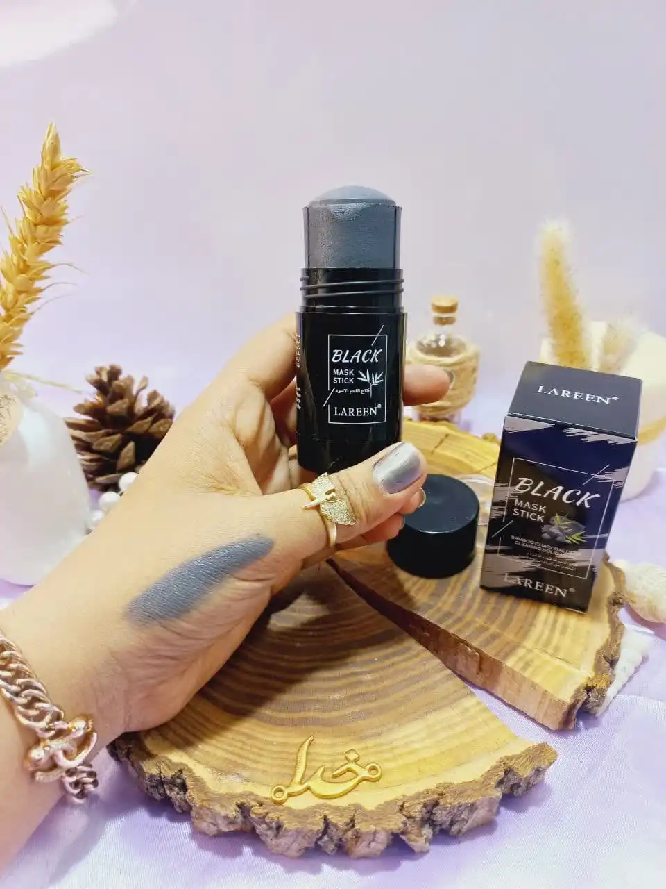 استیک ماسک جادویی سیاه BLACK تمیز کننده عمیق پوست LAREEN