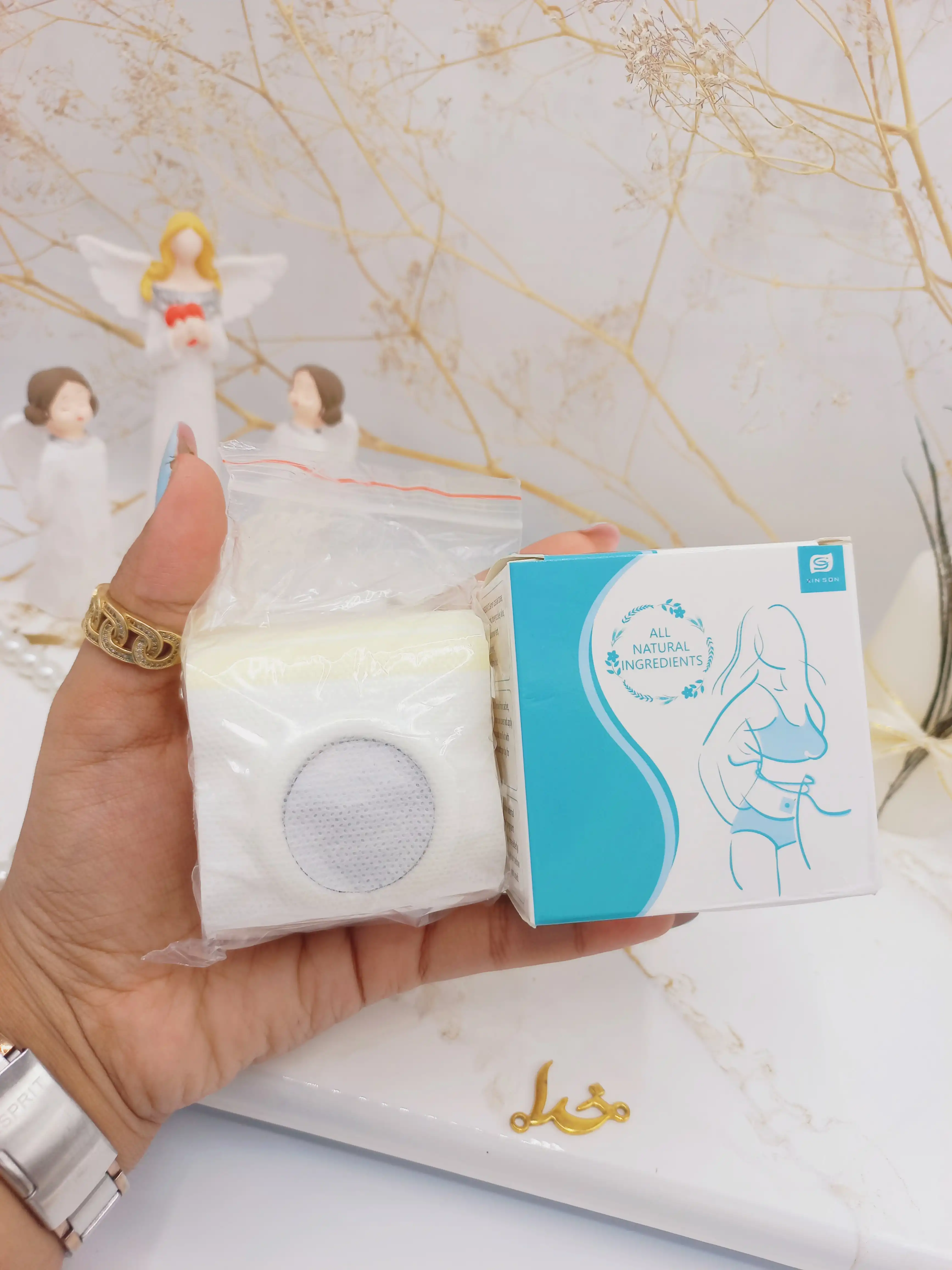 چسب ناف موثر کارتون آبی