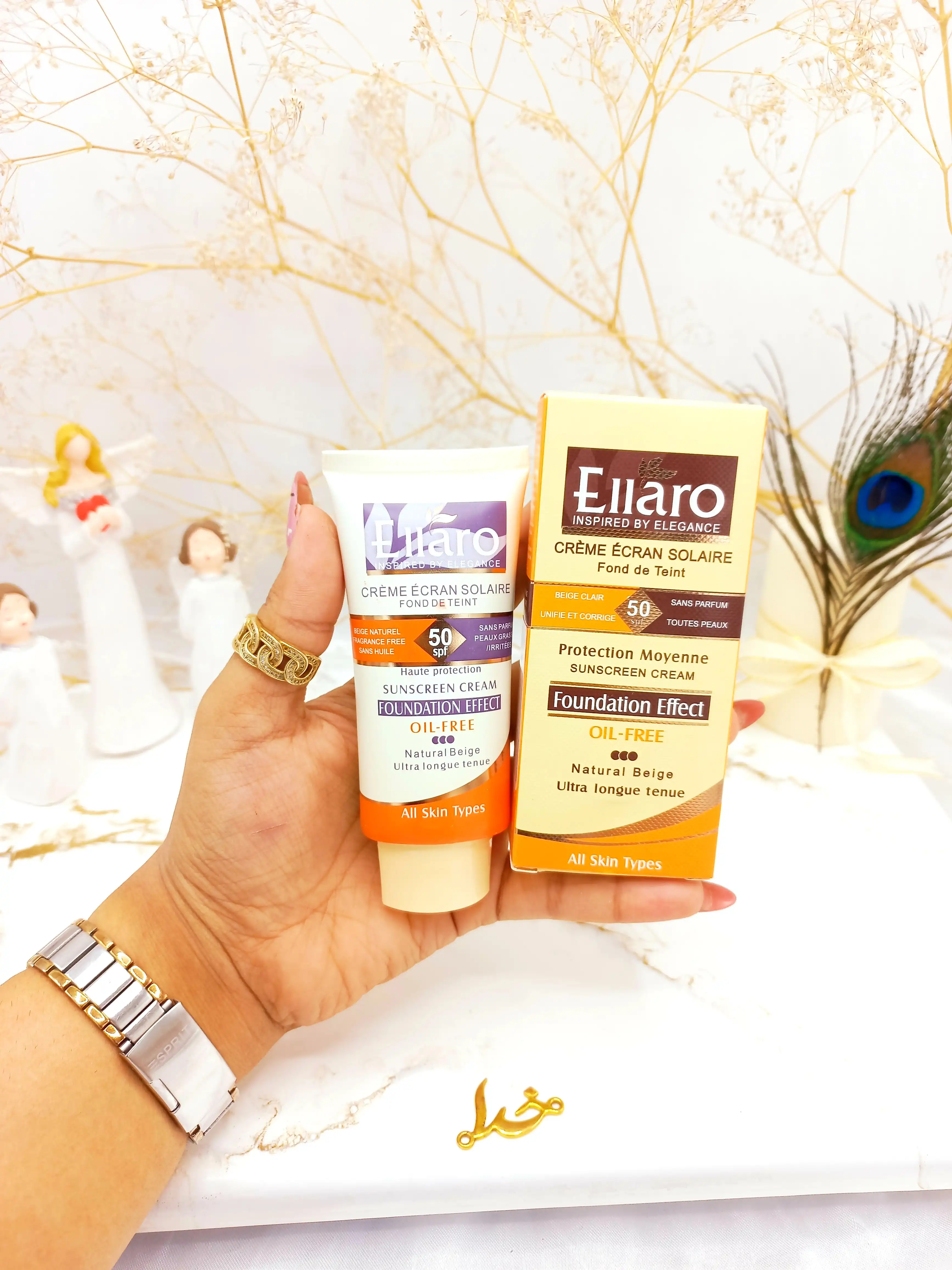 ضد آفتاب رنگی الارو SPF 50 مدل کیفیت بالا