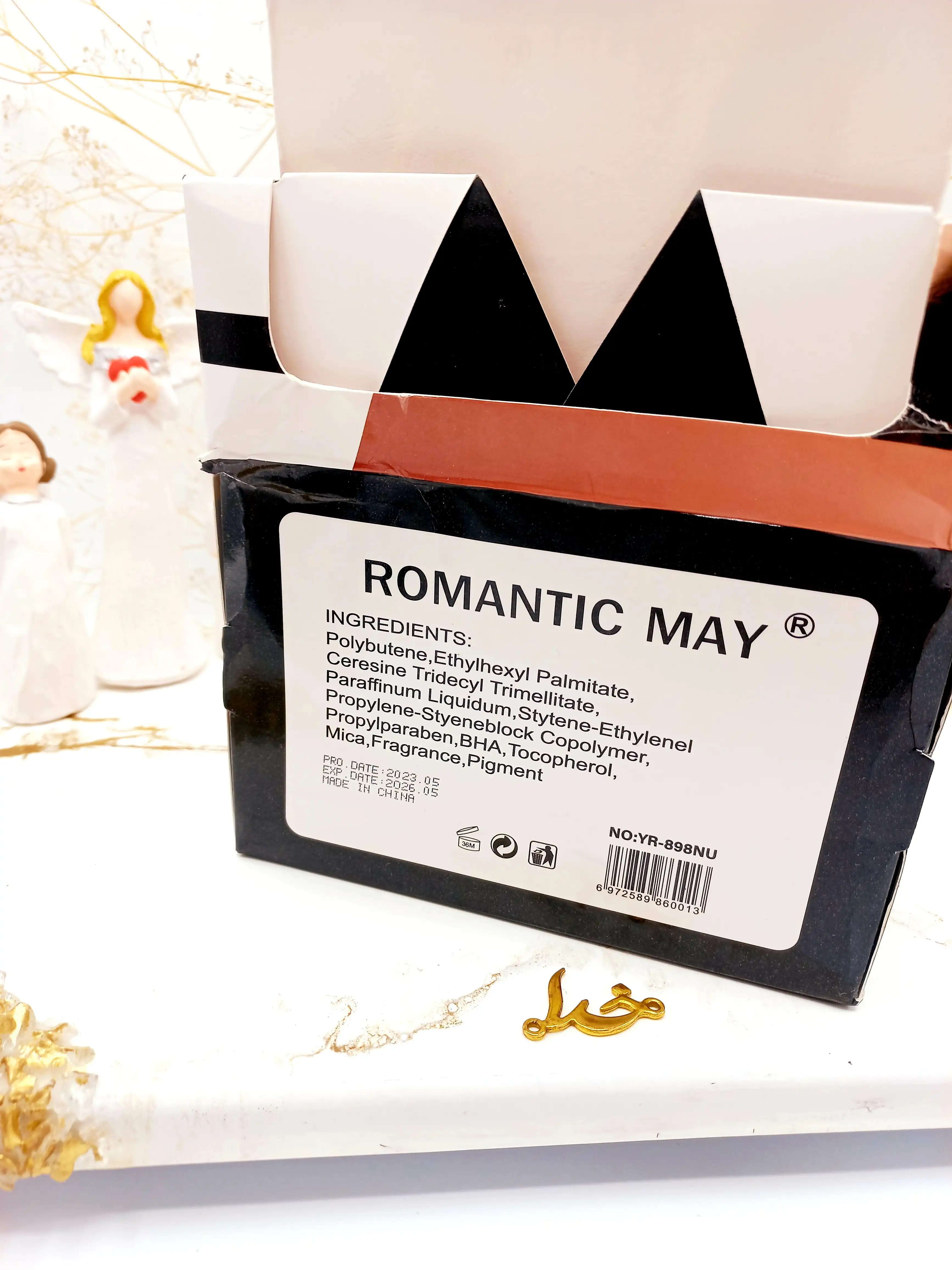 پک 6 تایی رژ مایع رمانتیک می ROMANTIC MAY کد YR898