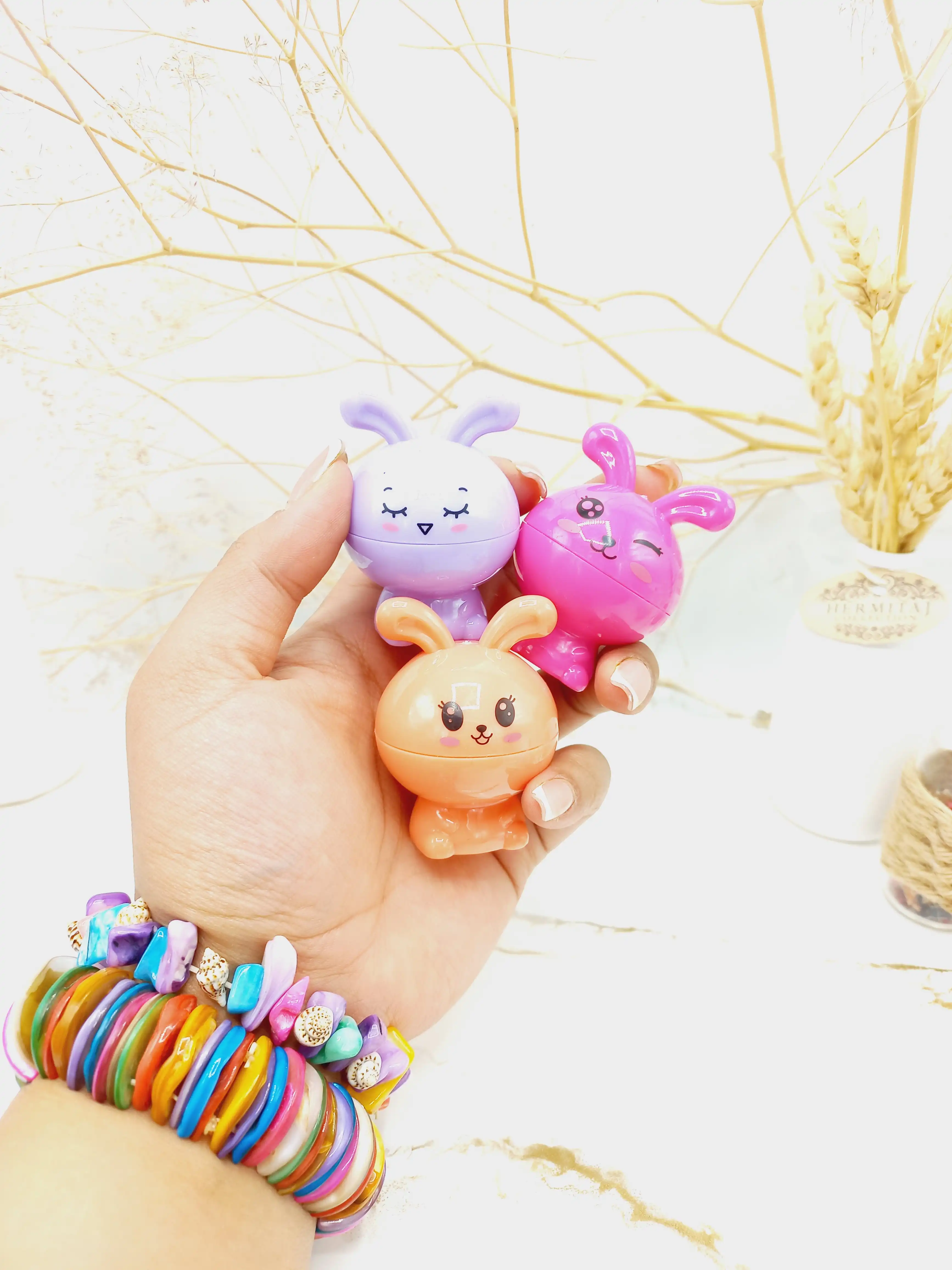 بالم لب طرح خرگوش رمانتیک بر ROMANTIC BEAR کد 8022