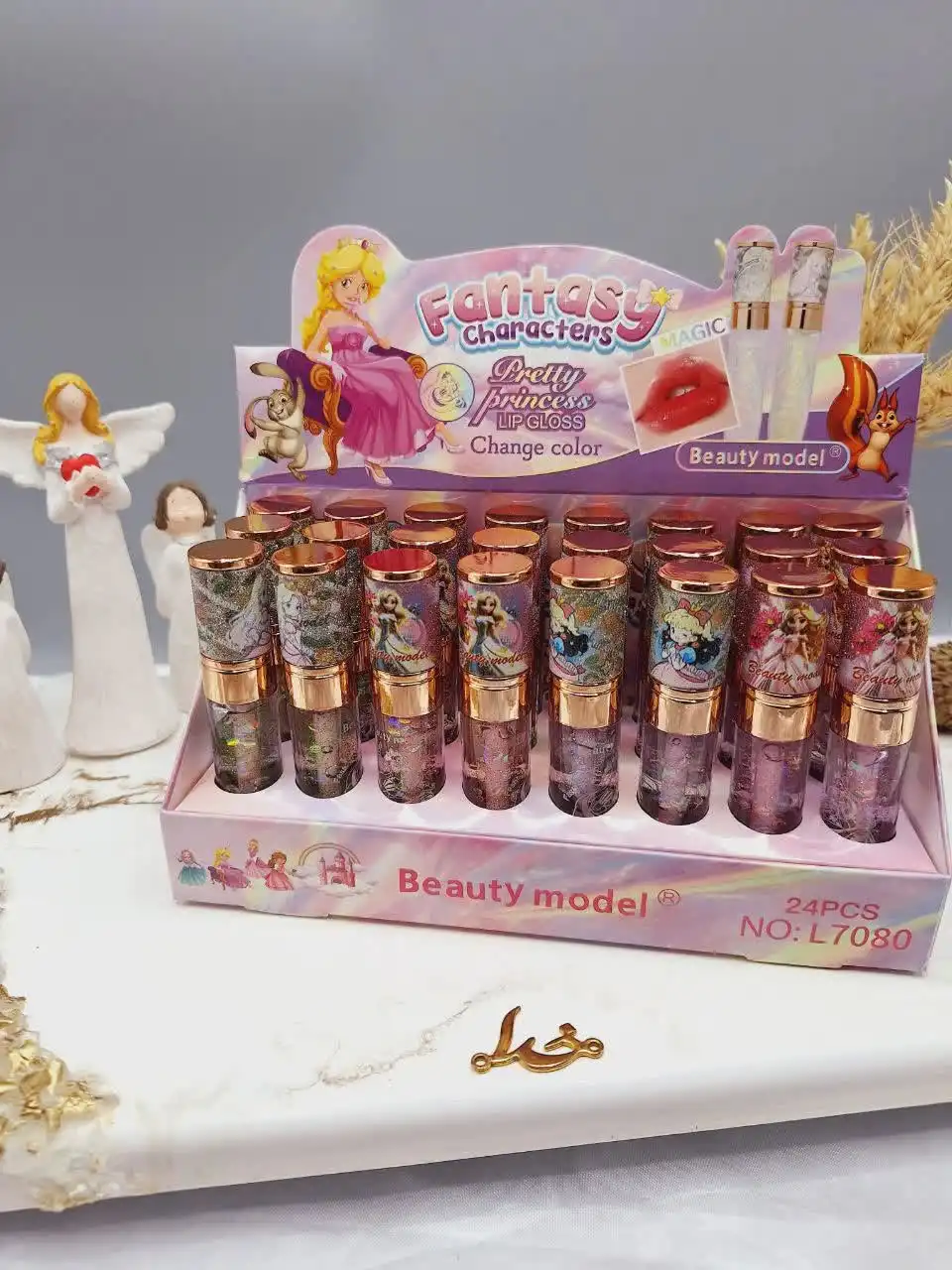 برق لب حرارتی طرح پرنسس دیزنی‌ برند Beauty model کد L7080