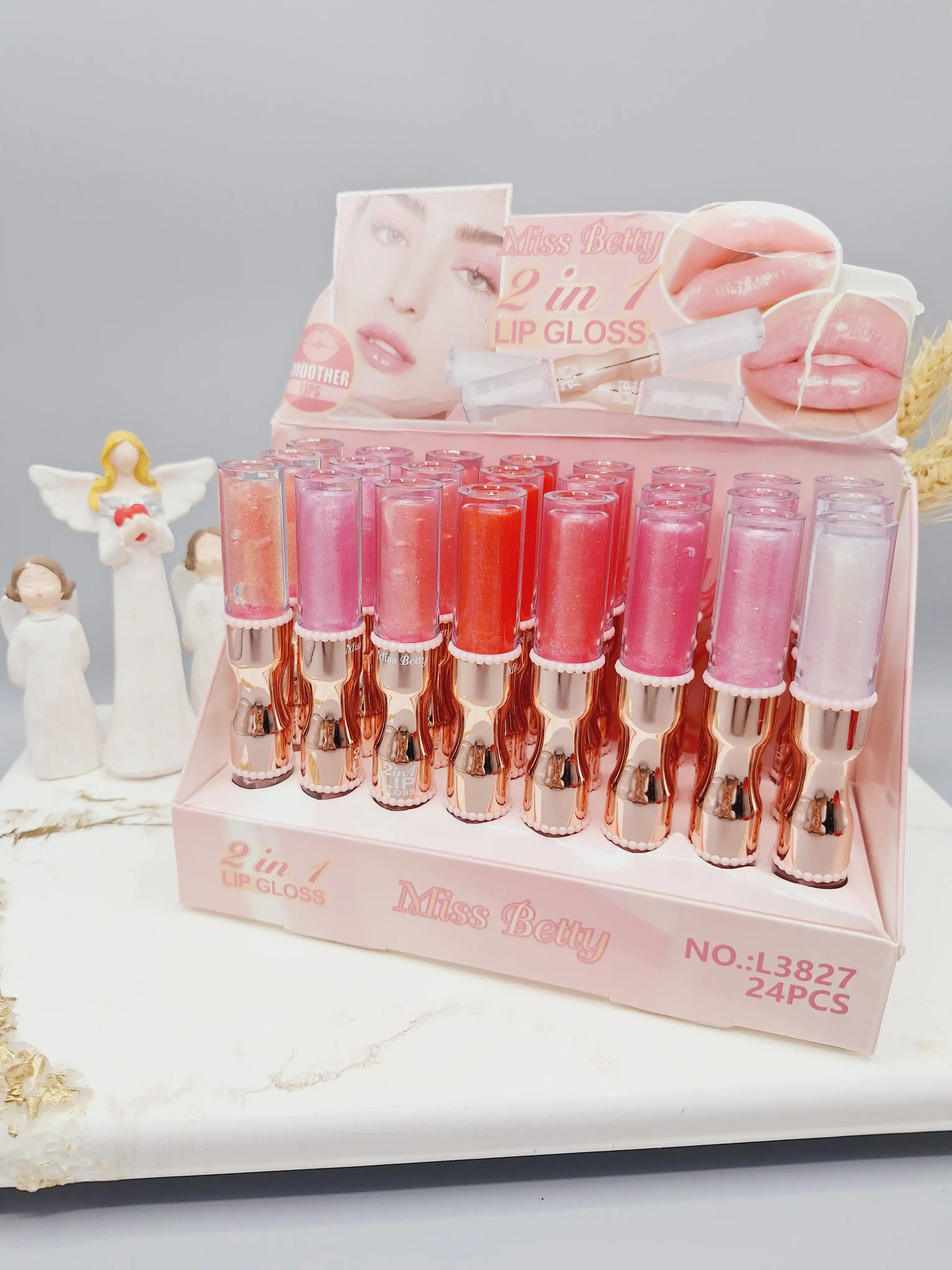 شاین لب و برق لب دو طرفه فانتزی Miss Betty کدL3827