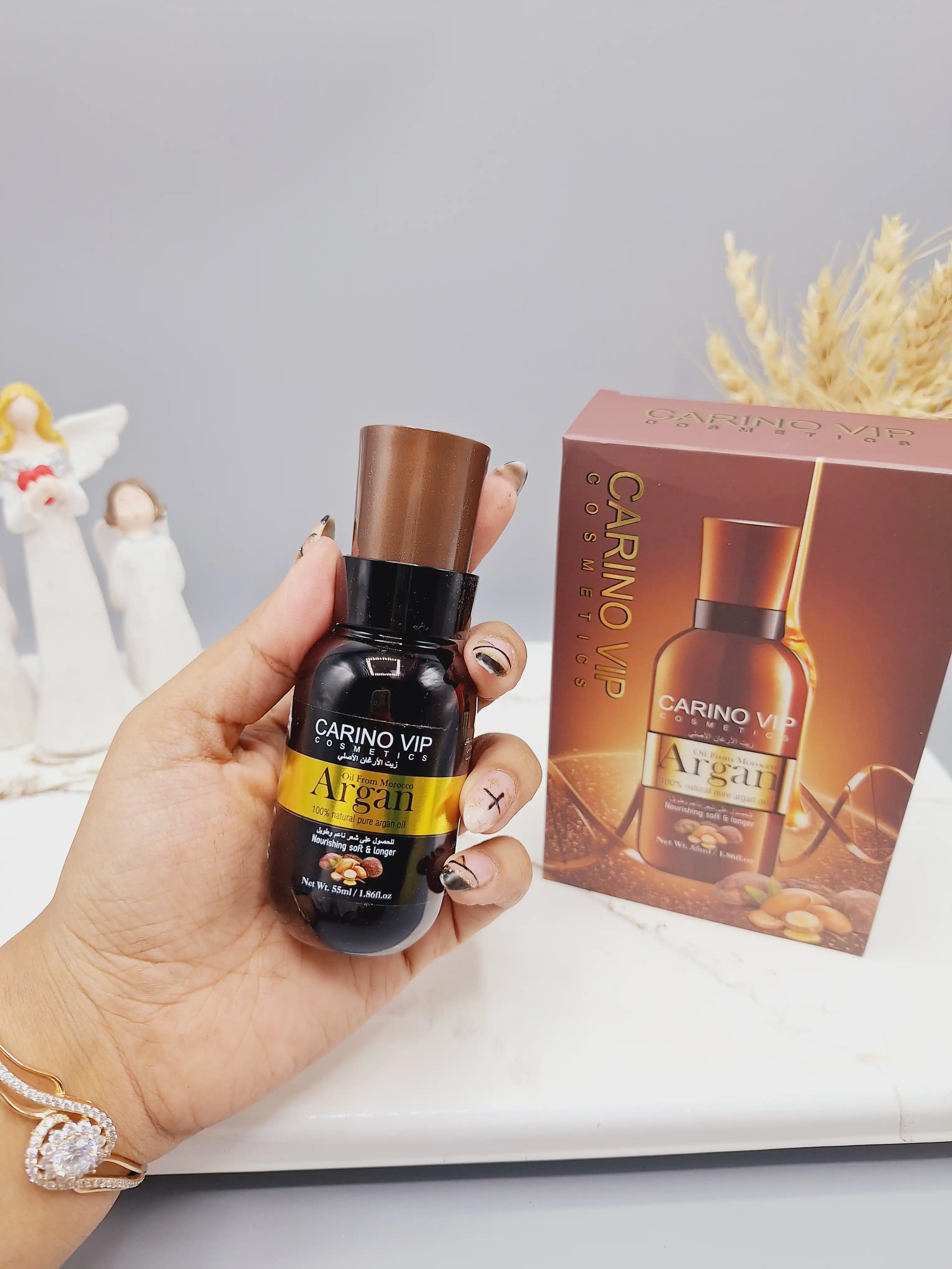 روغن آرگان کارینو وی آی پی CARINO VIP Argan oil حجم 55 میلی لیتر کد 2014