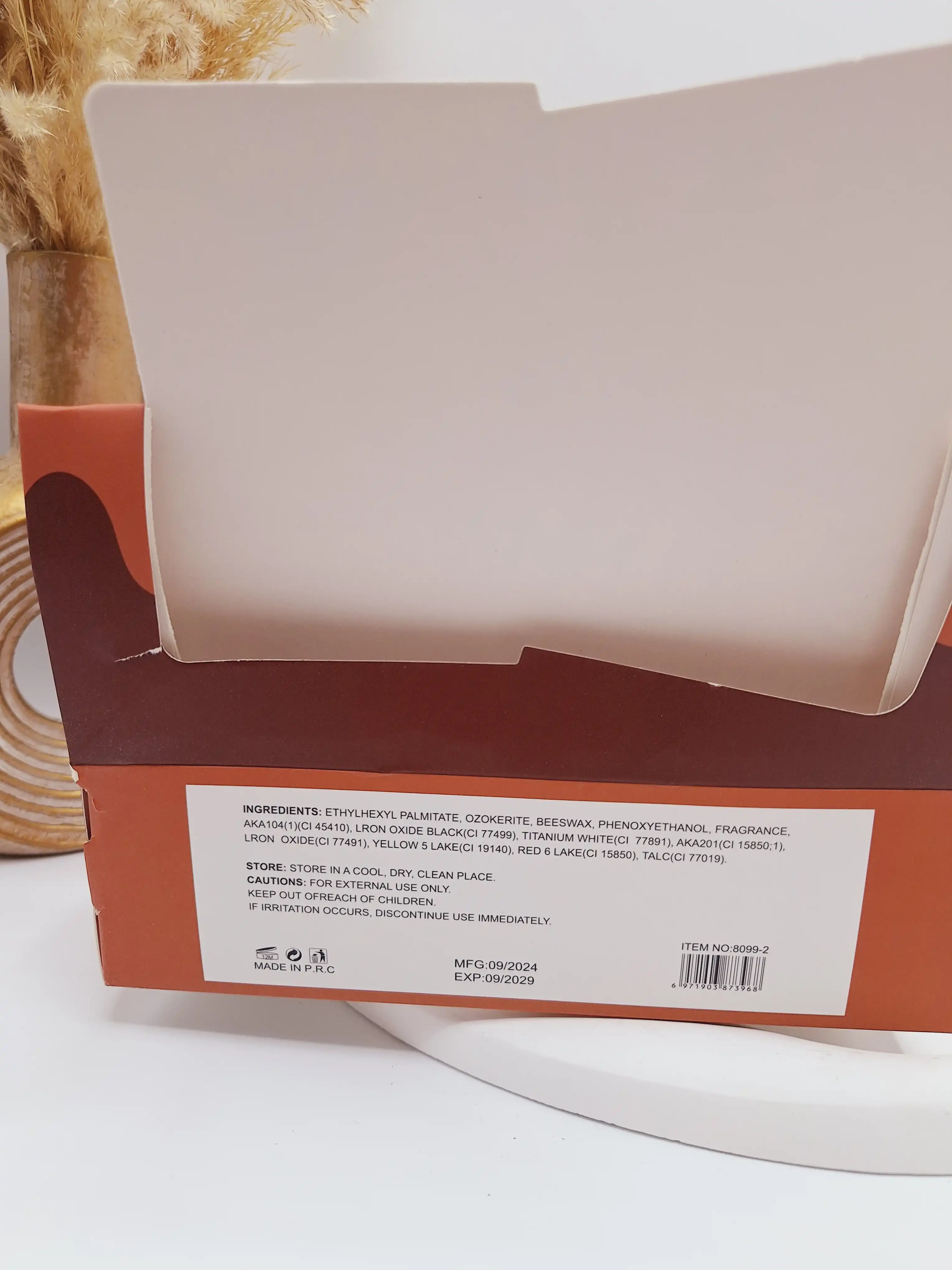 پک رژ لب لب جامد 5 تایی رنگارنگ طرح شکلات توت فرنگی کد 8099-2