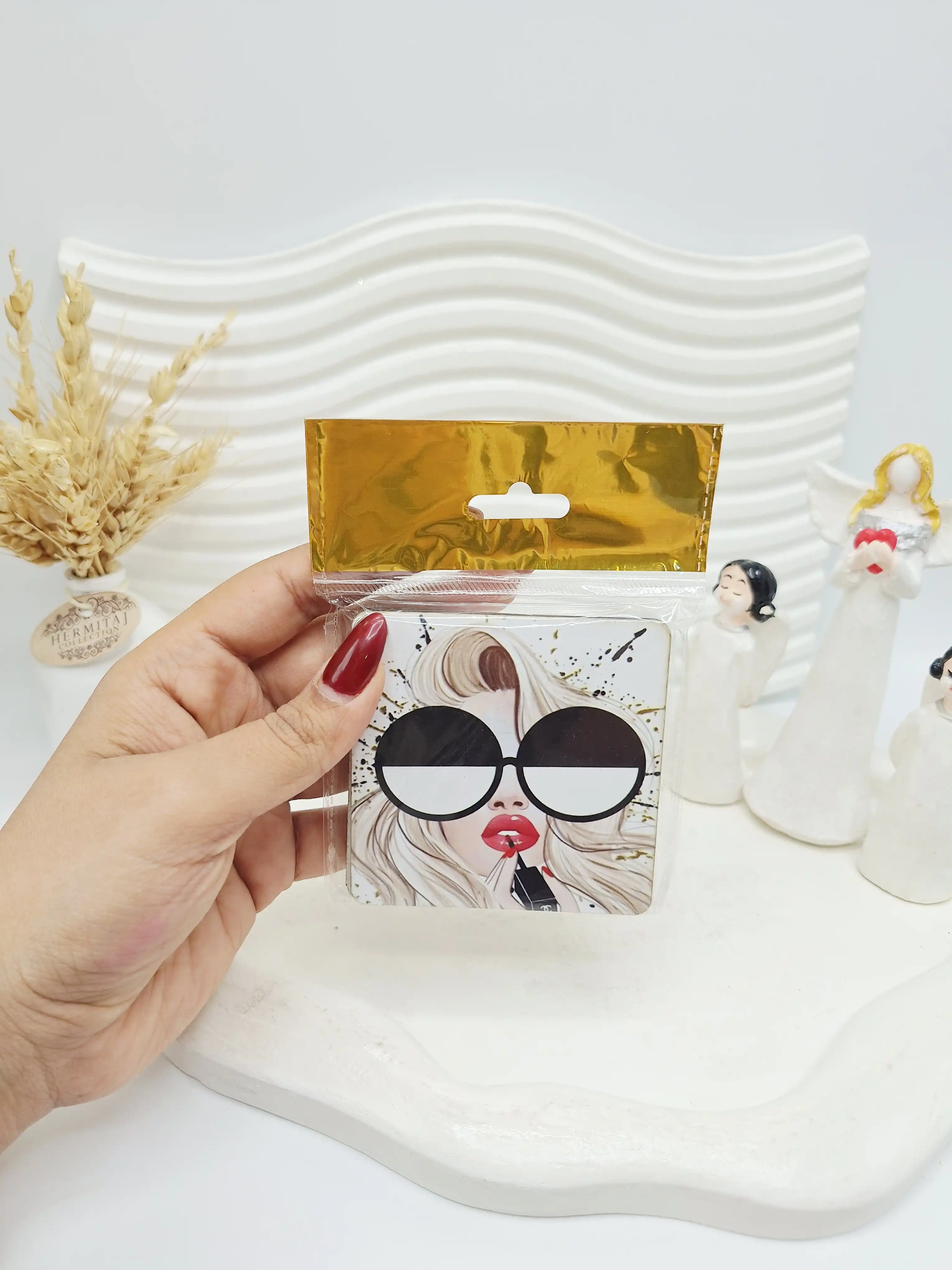 آینه مربع سایز بزرگ ارسال رندوم