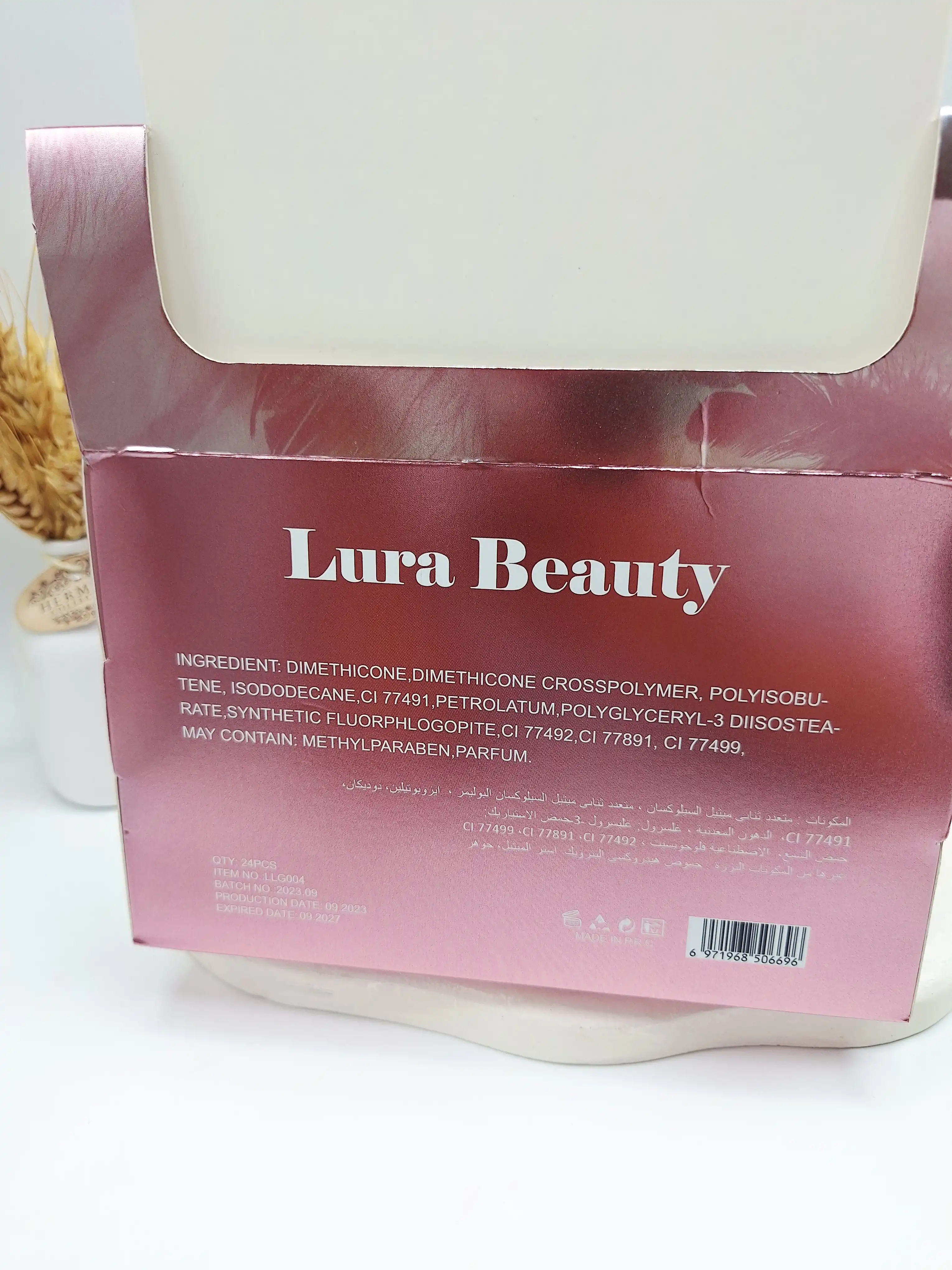 پک 6 تایی رژ مایع پرطرفدار لارا بیوتی کد 004
